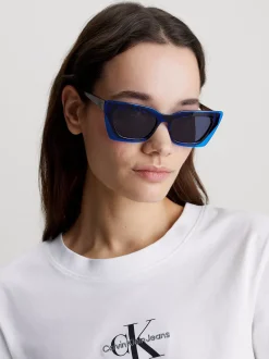 Calvin Klein Sonnenbrille Katzenauge CKJ23656S^Damen Sonnenbrillen