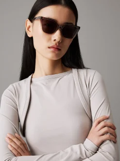 Calvin Klein Sonnenbrille Katzenauge CK24507S^Damen Sonnenbrillen