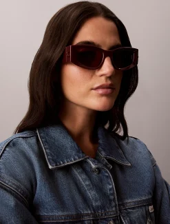 Calvin Klein Sonnenbrille Katzenauge CKJ26608S^Damen Sonnenbrillen