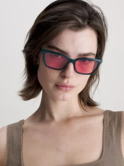 Calvin Klein Sonnenbrille Katzenauge CKJ23606S^Damen Sonnenbrillen