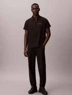 Calvin Klein Sportliches Piqué-Poloshirt mit Reißverschluss^Herren Tops & T-shirts|T-shirts