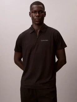 Calvin Klein Sportliches Piqué-Poloshirt mit Reißverschluss^Herren Tops & T-shirts|T-shirts