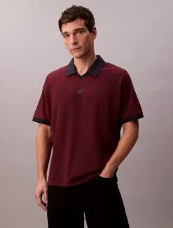 Calvin Klein Sportliches Poloshirt mit Monogramm-Logo^Herren Hemden & Poloshirts