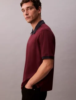 Calvin Klein Sportliches Poloshirt mit Monogramm-Logo^Herren Hemden & Poloshirts