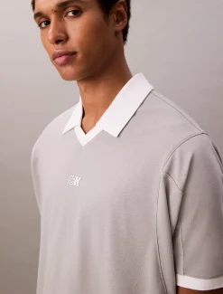 Calvin Klein Sportliches Poloshirt mit Monogramm-Logo^Herren Hemden & Poloshirts