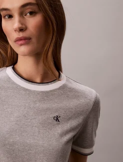 Calvin Klein Sportliches Ringer-T-Shirt^Damen T-shirts & Tops