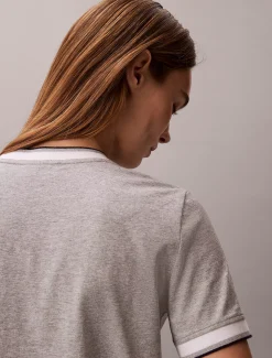 Calvin Klein Sportliches Ringer-T-Shirt^Damen T-shirts & Tops