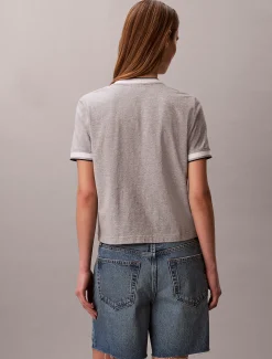 Calvin Klein Sportliches Ringer-T-Shirt^Damen T-shirts & Tops