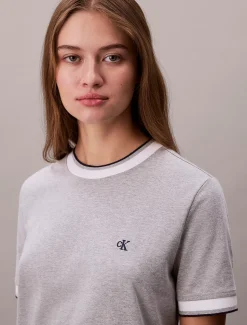 Calvin Klein Sportliches Ringer-T-Shirt-Kleid^Damen Kleider & Röcke