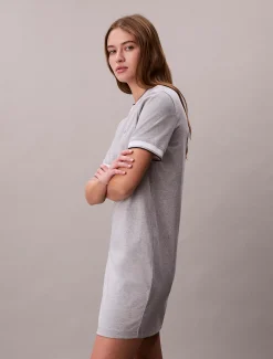 Calvin Klein Sportliches Ringer-T-Shirt-Kleid^Damen Kleider & Röcke