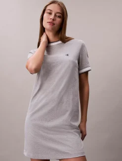 Calvin Klein Sportliches Ringer-T-Shirt-Kleid^Damen Kleider & Röcke