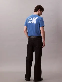 Calvin Klein Sportliches T-Shirt mit Monogramm-Logo-Grafik^Herren T-shirts