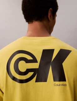 Calvin Klein Sportliches T-Shirt mit Monogramm-Logo-Grafik^Herren T-shirts