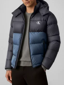 Calvin Klein Steppjacke aus Nylon in Blockfarben-Design^Herren Stepp Jacken|JackenFrisch Eingetroffen