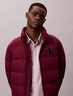 Calvin Klein Steppjacke mit Chenille-Monogramm^Herren JackenFrisch Eingetroffen