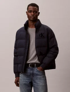 Calvin Klein Steppjacke mit Chenille-Monogramm^Herren JackenFrisch Eingetroffen
