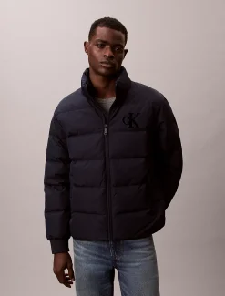 Calvin Klein Steppjacke mit Chenille-Monogramm^Herren JackenFrisch Eingetroffen