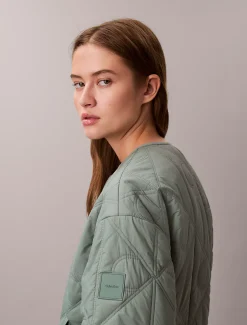 Calvin Klein Steppjacke mit durchgehendem Emblem-Logo^Damen JackenFrisch Eingetroffen