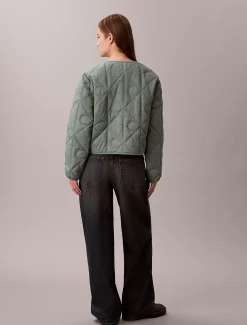 Calvin Klein Steppjacke mit durchgehendem Emblem-Logo^Damen JackenFrisch Eingetroffen