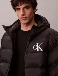 Calvin Klein Steppjacke mit Monogramm^Herren Stepp Jacken|JackenFrisch Eingetroffen