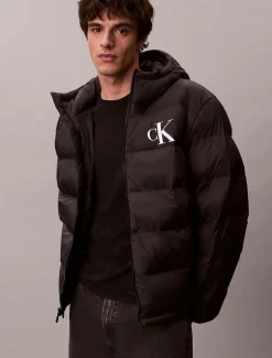 Calvin Klein Steppjacke mit Monogramm^Herren Stepp Jacken|JackenFrisch Eingetroffen