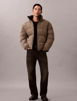 Calvin Klein Steppjacke zum Wenden mit durchgehendem Emblem-Logo^Herren Stepp Jacken|JackenFrisch Eingetroffen