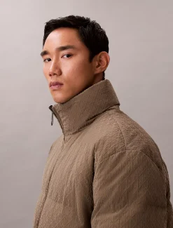 Calvin Klein Steppjacke zum Wenden mit durchgehendem Emblem-Logo^Herren Stepp Jacken|JackenFrisch Eingetroffen