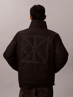 Calvin Klein Steppjacke zum Wenden mit durchgehendem Emblem-Logo^Herren Stepp Jacken|JackenFrisch Eingetroffen