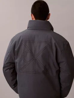 Calvin Klein Steppjacke zum Wenden mit durchgehendem Emblem-Logo^Herren Stepp Jacken|JackenFrisch Eingetroffen