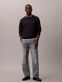 Calvin Klein Straight Carpenter Jeans im 90s^Herren Baggy|Skinny