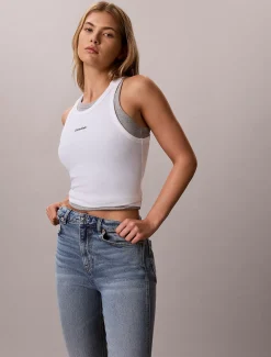 Calvin Klein Straight Jeans^Damen High Rise Skinny|Mom Jeans