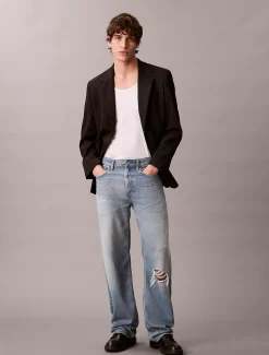 Calvin Klein Straight Jeans 90's Tencel Blend^Herren Baggy|Skinny