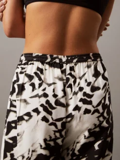 Calvin Klein Strandhose aus Viskose-Leinen^Damen BademodeFrisch Eingetroffen