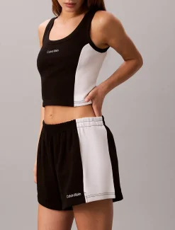 Calvin Klein Strandshorts aus Baumwolljersey^Damen BademodeFrisch Eingetroffen