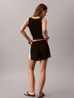 Calvin Klein Strandshorts aus Baumwolljersey^Damen BademodeFrisch Eingetroffen