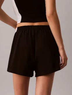 Calvin Klein Strandshorts aus Baumwolljersey^Damen BademodeFrisch Eingetroffen