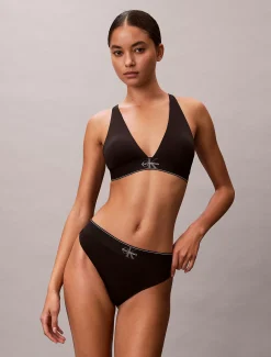 Calvin Klein Stretch Tanga - Graphic Monogram Microfibre^Damen Unterhosen|Strings