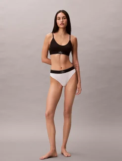 Calvin Klein Stretch Tanga - Graphic Monogram Microfibre^Damen Unterhosen|Strings