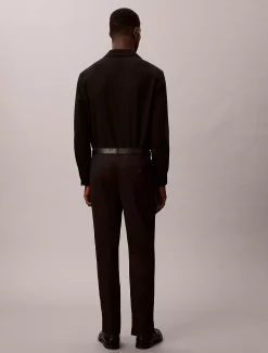 Calvin Klein Stretch-Satin-Chinohose^Herren Hosen & Shorts