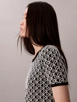 Calvin Klein Strick-Cap Sleeve Baby-T-Shirt^Damen Strickdesigns