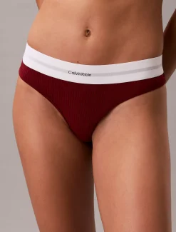 Calvin Klein String - Cotton Modal Rib^Damen Unterhosen