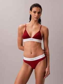 Calvin Klein String - Cotton Modal Rib^Damen Unterhosen