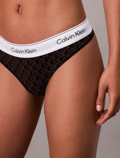 Calvin Klein String - Icon Cotton Modal^Damen Unterhosen