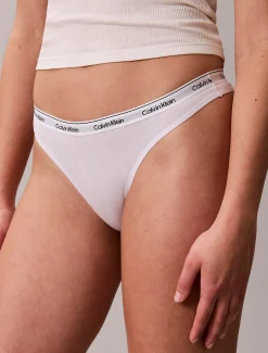 Calvin Klein String - Icon Logo^Damen Unterhosen|Strings