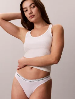 Calvin Klein String - Icon Logo^Damen Unterhosen|Strings
