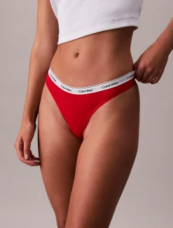 Calvin Klein String - Icon Logo^Damen Unterhosen