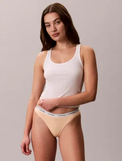Calvin Klein String - Icon Logo^Damen Unterhosen|Strings