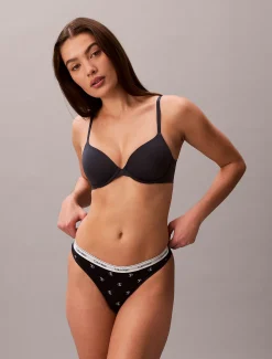Calvin Klein String - Icon Logo^Damen Unterhosen|Strings