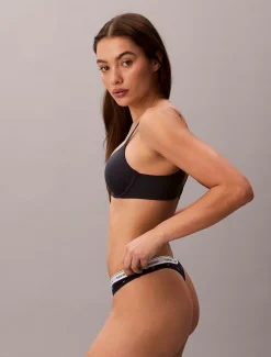 Calvin Klein String - Icon Logo^Damen Unterhosen|Strings