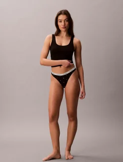 Calvin Klein String - Icon Logo^Damen Unterhosen|Strings